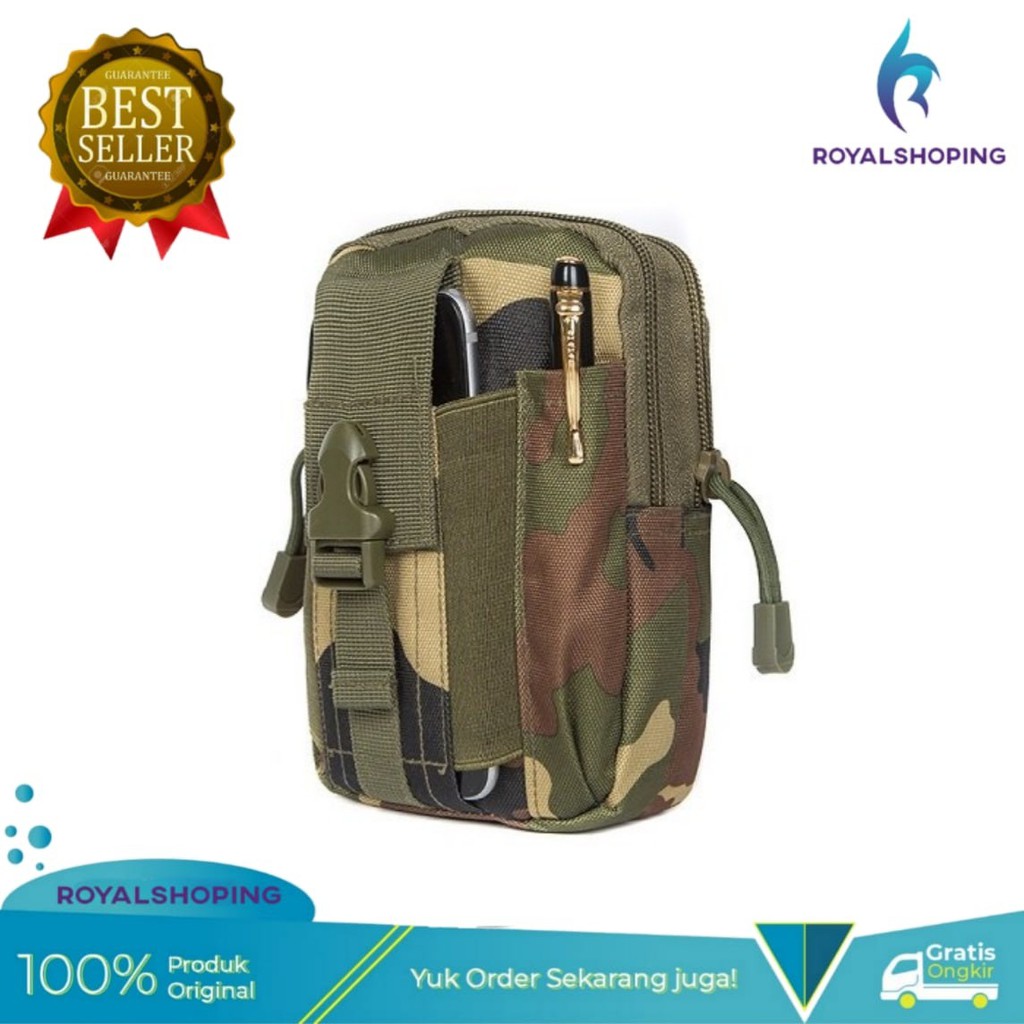Martin Versa WB2 Tas Pinggang Pria Outdoor Tactical Army Kanvas - Desert Digital