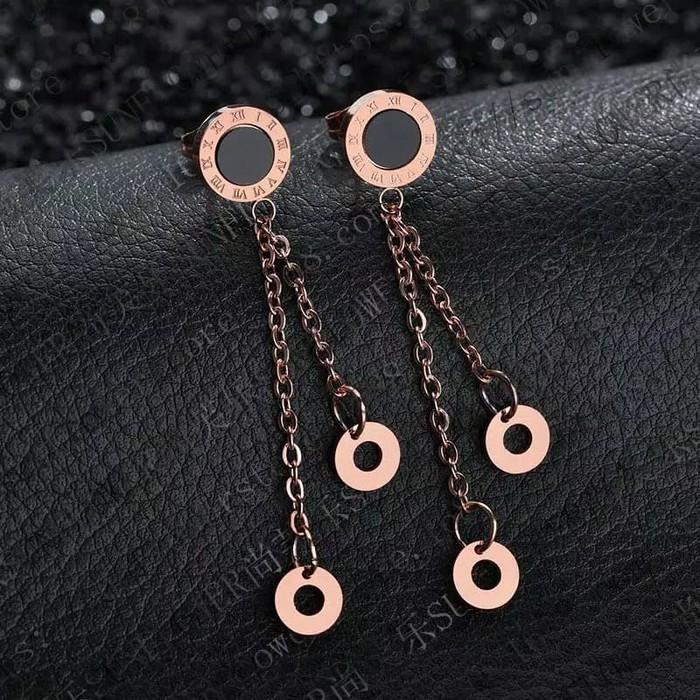 SET PERHIASAN ANTING KALUNG 100% TITANIUM PREMIUM DIJAMIN ANTI KARAT