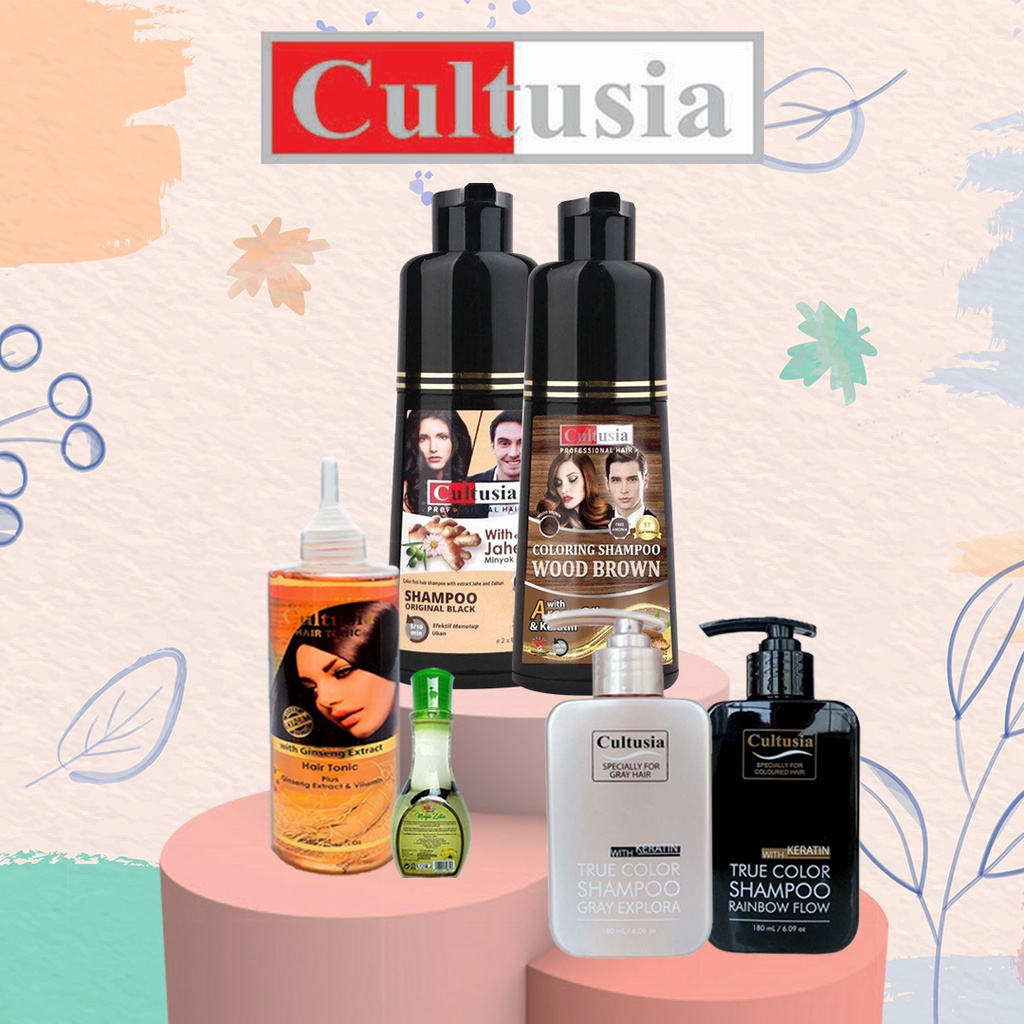 SHAMPOO CULTUSIA TRUE COLOR / BLACK / BROWN