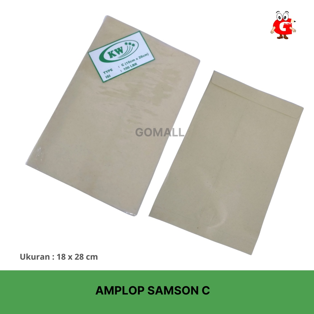 

Amplop Cokelat Samson C