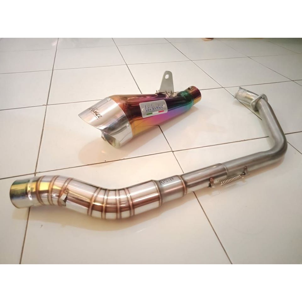 knalpot racing leovince cobra pelangi