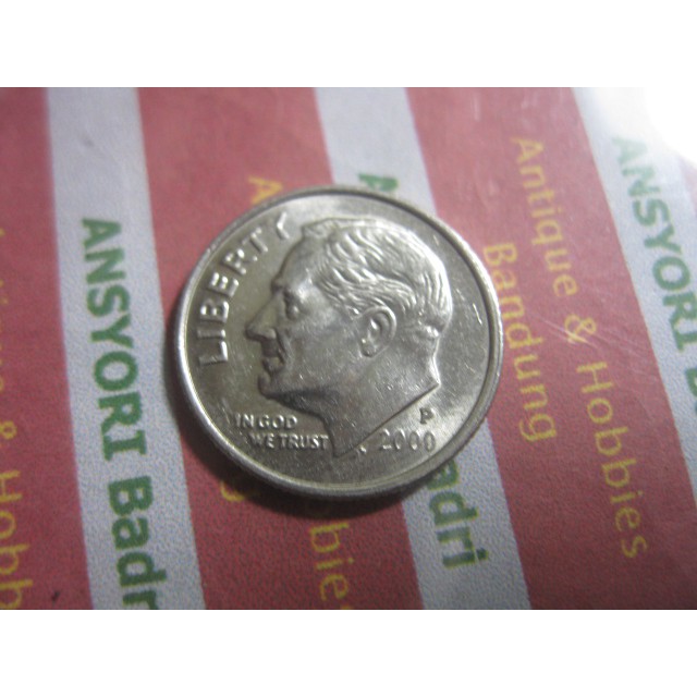 koin amerika 1 dime 2000 P iklan h586