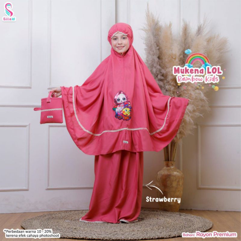 Mukena anak Lol rainbow by sita.id