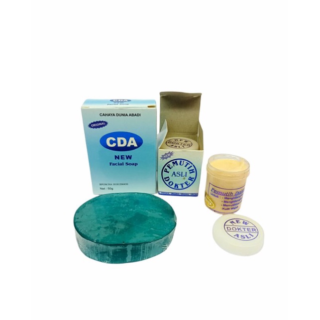 PAKET CREAM DR NEW + SABUN DR NEW BY CDA