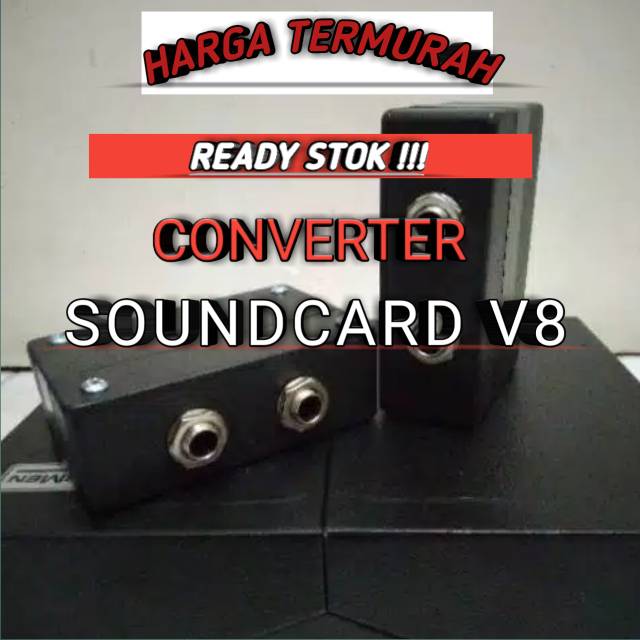 (1.2) Converter Soundcard V8 Soundcard V8 Converter ( input ke accompany instrumen)