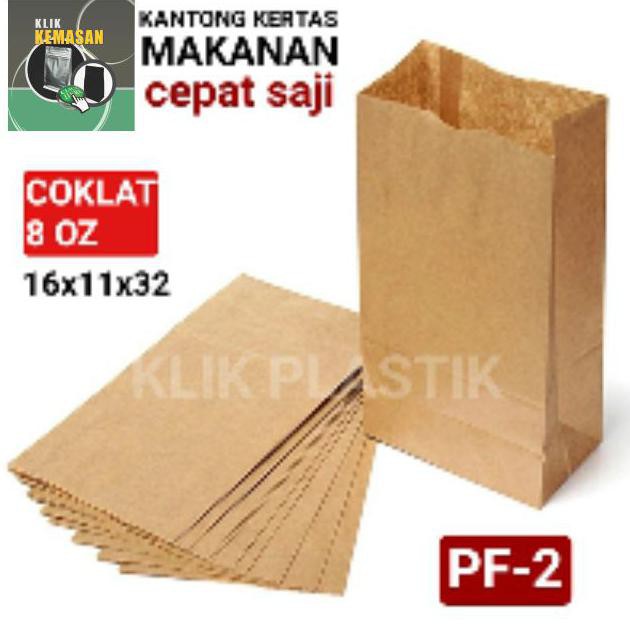 

TOP TERBARU KANTONG MAKANAN 8OZ COKLAT BESAR/TAS KERTAS PAPERBAG PAPER BAG BURGER KK1 ...