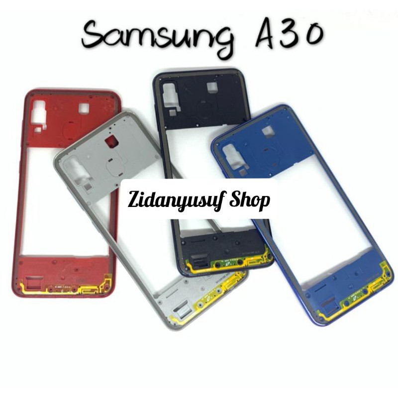 BEZZEL BEZEL TUTUP MESIN RANGKA BACKDOOR SAMSUNG A30 / A305 TUTUP MESIN