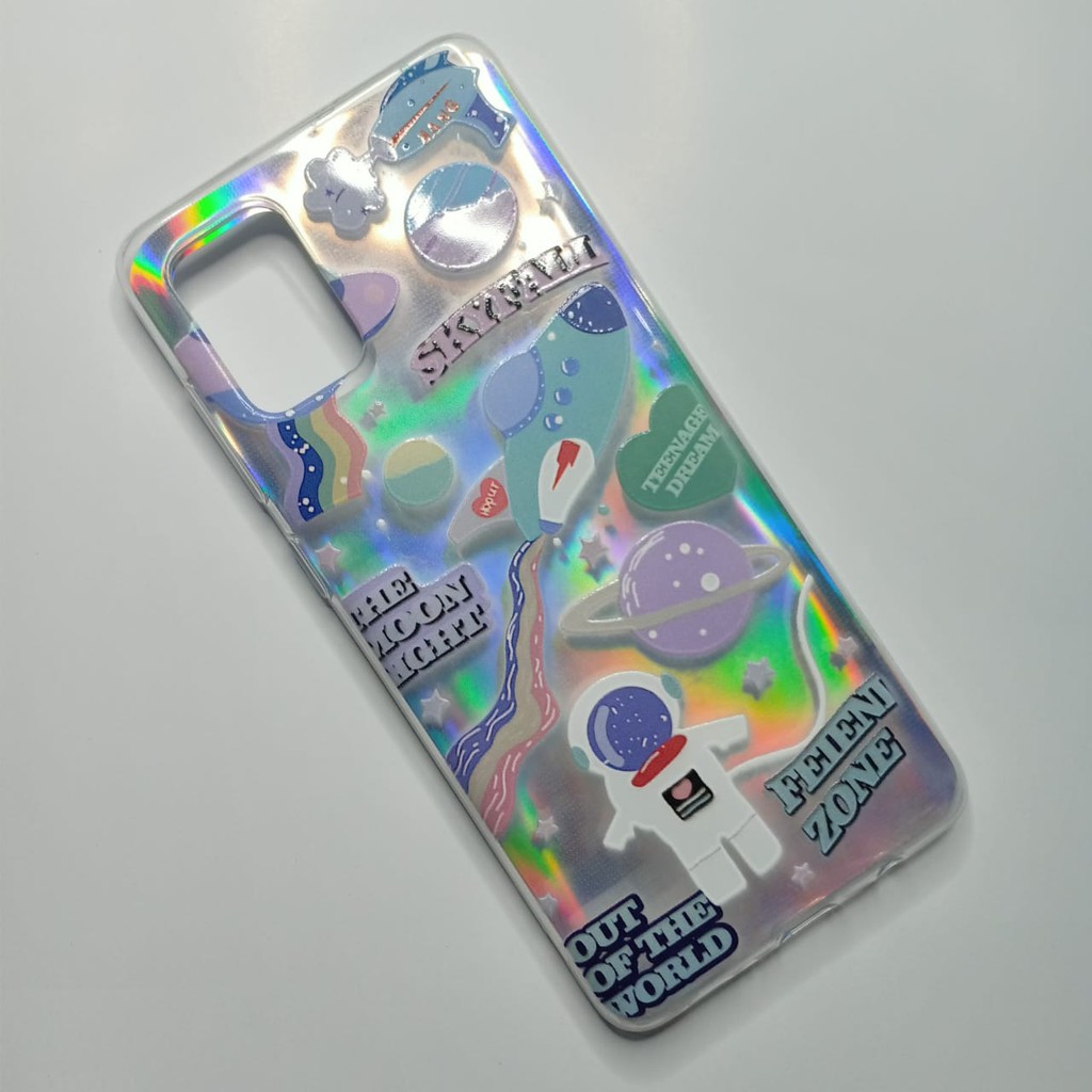 Casing Sticker Hologram BTS Boy With Luv Samsung A71/A51 Printing Softcase WEIKA COD