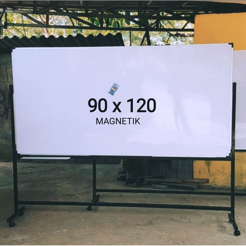 

papan tulis Besar 90 x 120 cm magnetik