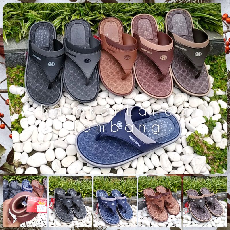 SANDAL JEPIT KARET PRIA NEW ERA MB 8029 100% ORIGINAL BY NEW ERA