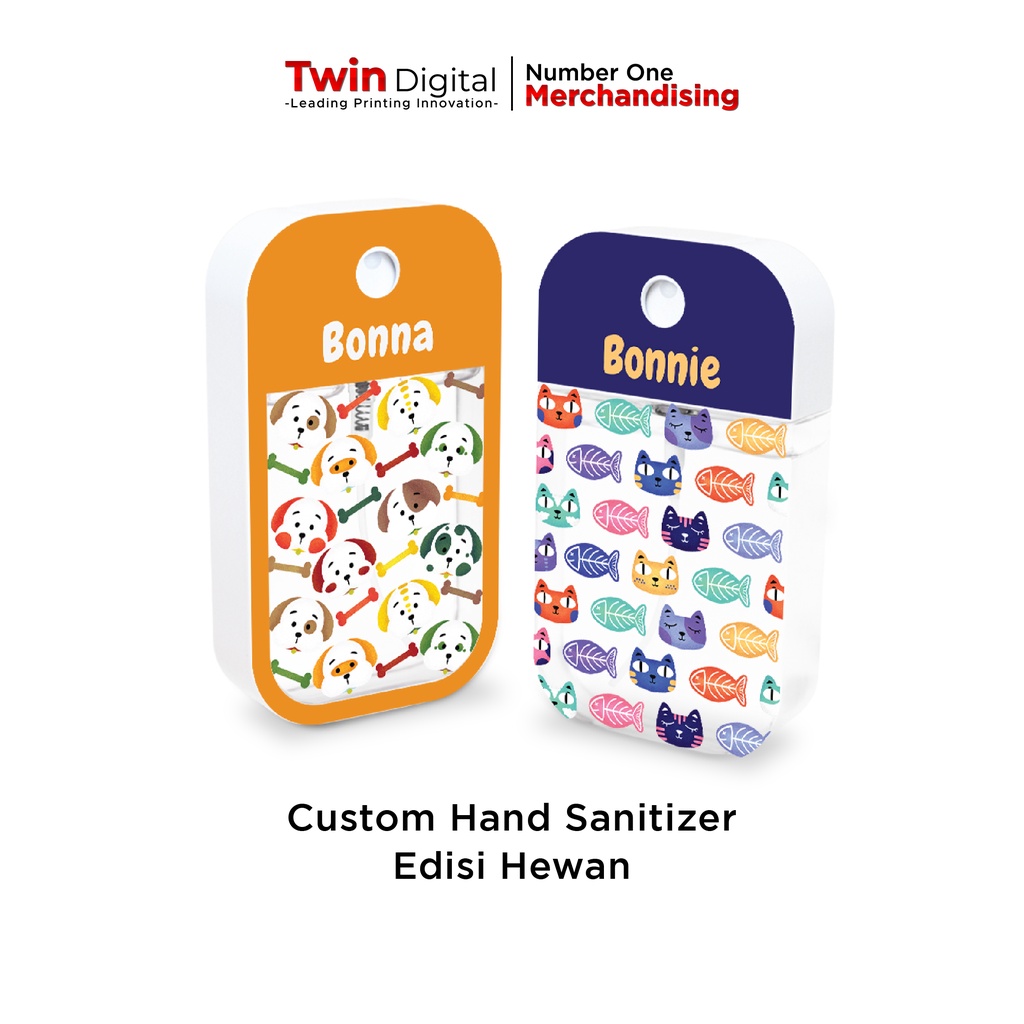 Twindigital Handsanitizer Custom Hewan Anabul Cute Pocket Spray - Hand Sanitizer Hewan