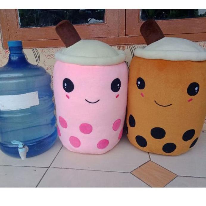 BZD.9799 • Boneka boba jumbo 60cm/boba milk tea isi padat