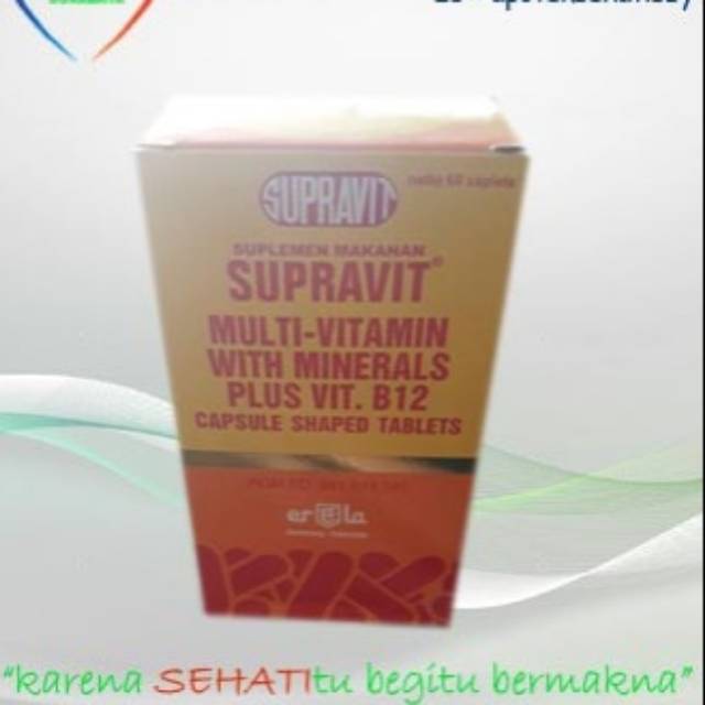 SUPRAVIT MULTIVITAMIN LENGKAP MURAH