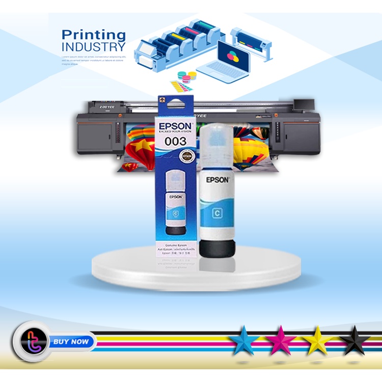 Tinta Epson 003 CYAN SERIES L3110 L3150 L3100 L1110 L3101 L5190