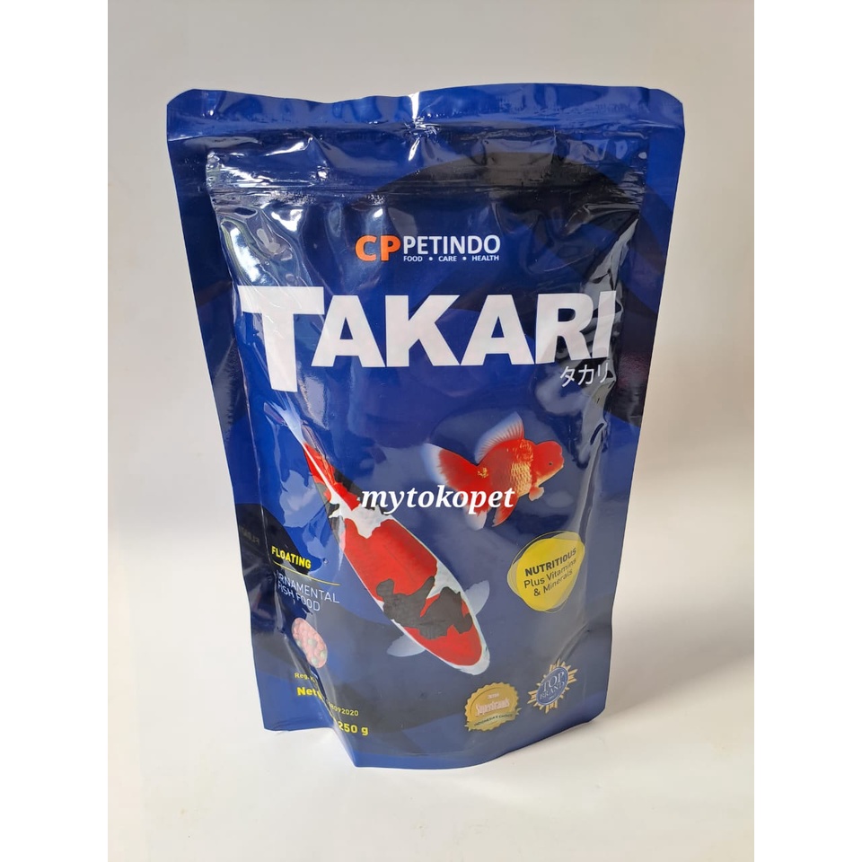 Takari 250gr Uk. 2mm Small - CP Fish Food - Pakan Ikan Hias Kecil