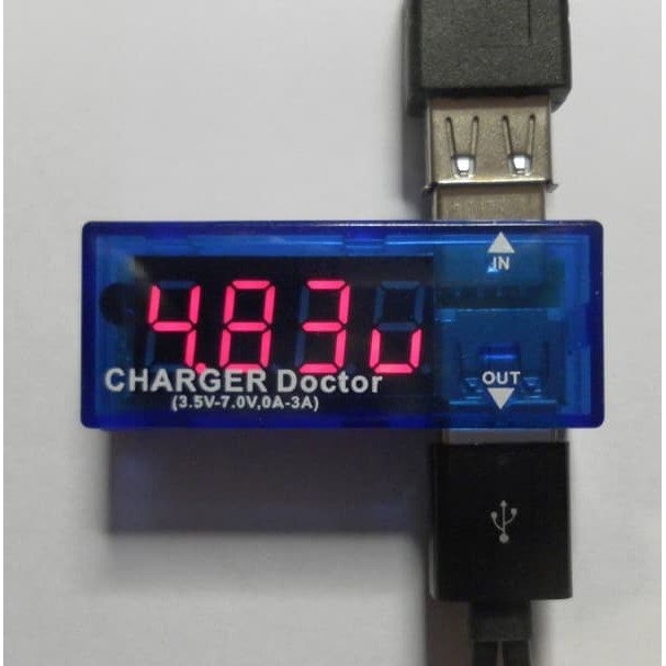 USB Charger Doctor multiTester voltmeter amperemeter tegangan dan arus