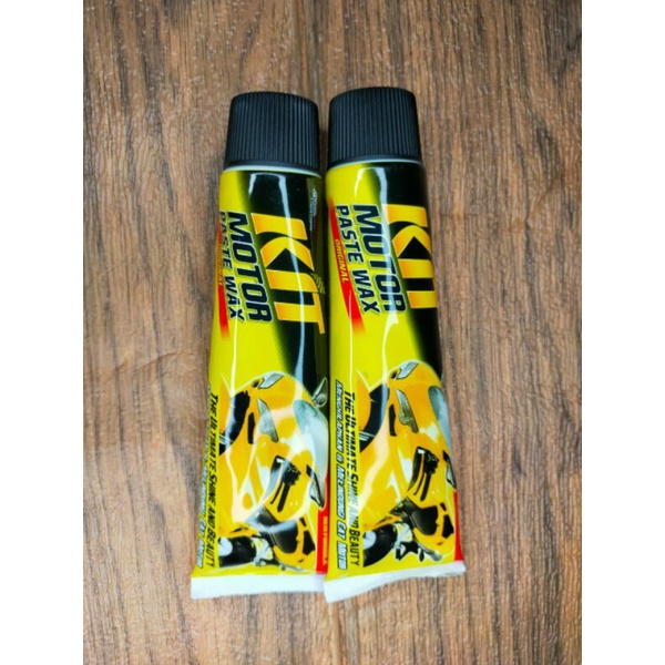 Jual KIT MOTOR PASTE WAX ORIGINAL KUNING 60 GRAM kit pengkilat cat body