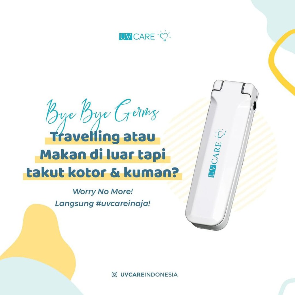 UV CARE Pocket Sterilizer Alat Steril UVCare Portable Travelling