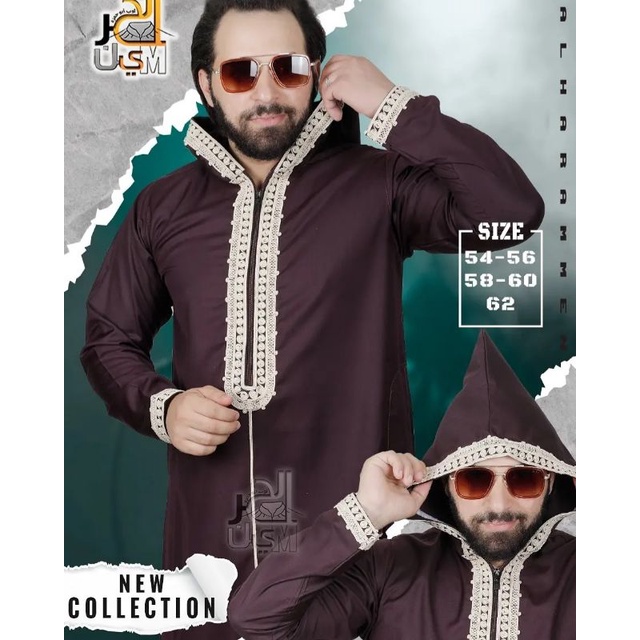 jubah daffa haramain mesir bahan tebal ngga gerah