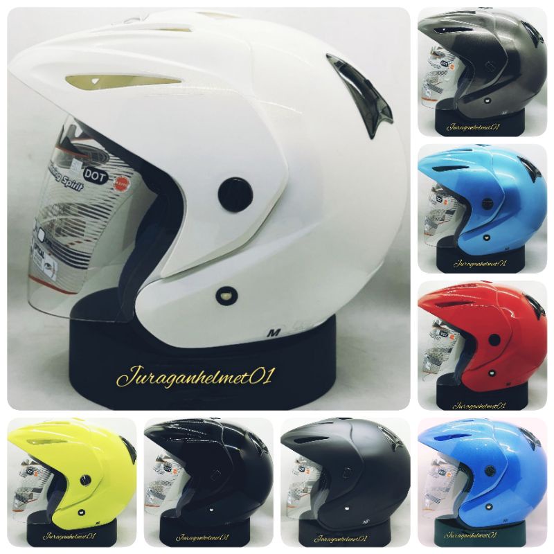 helm half face ink cx 22 solid polos
