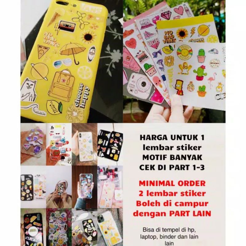 

stiker case murah part2 (bisa cod) harga murah dijamain kualitas nya bagus