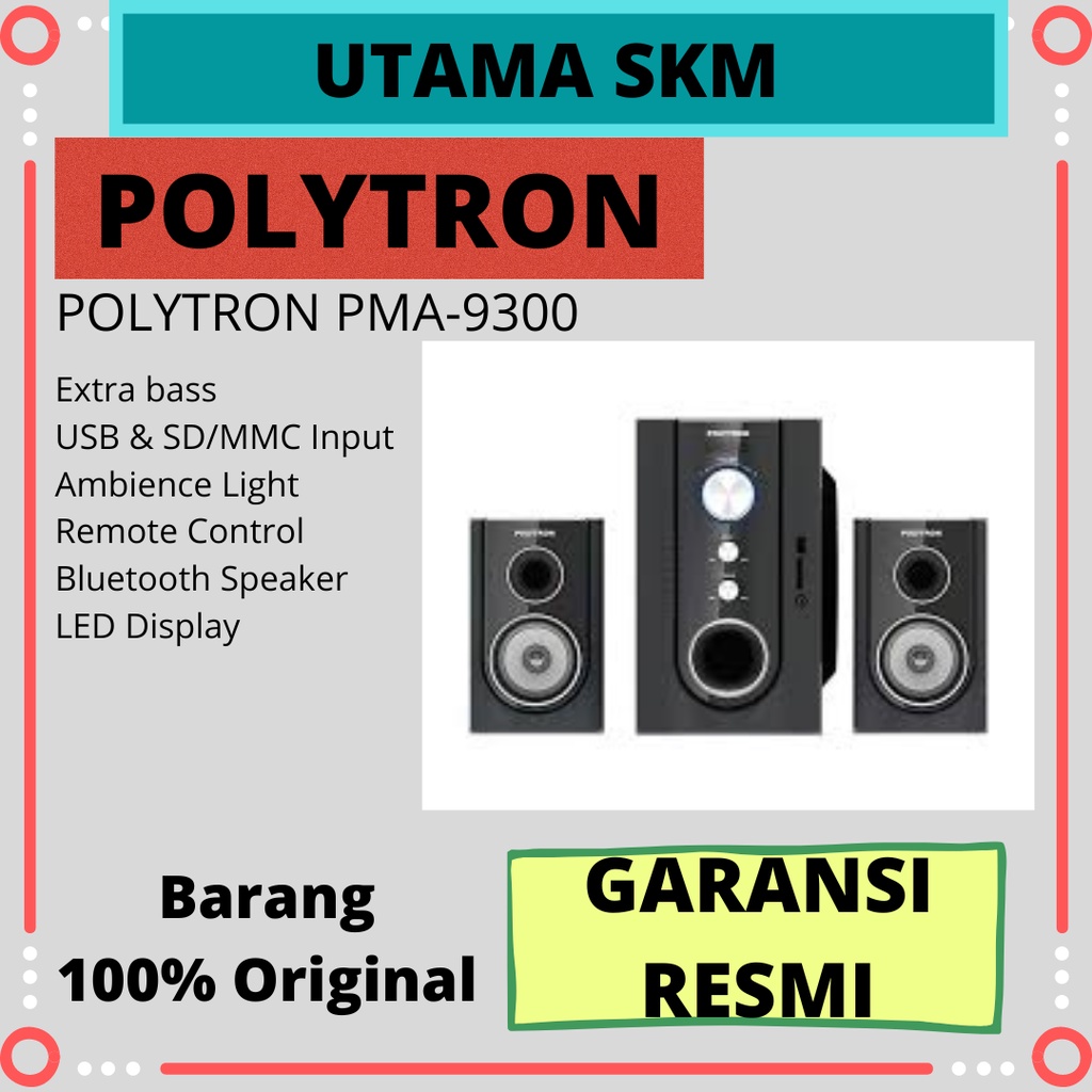 Polytron Multimedia Audio /Speaker Polytron PMA 9300