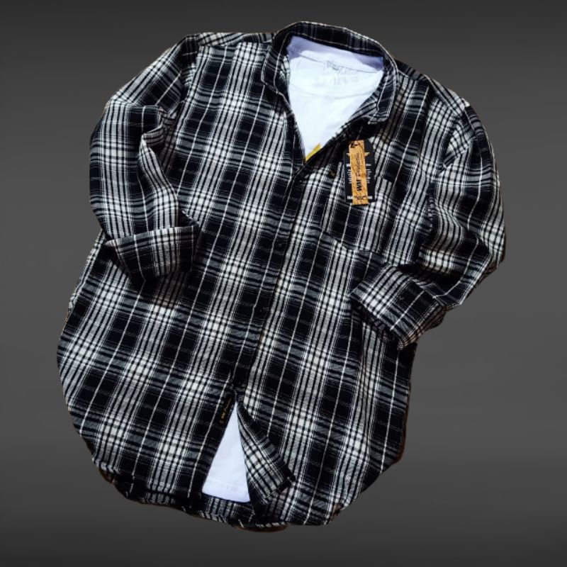 kemeja wanita kemeja flanel wanita flanel wanita kemeja kotak-kotak wanita flanel-B2