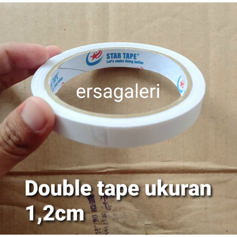 

Double tape / solasi dobel / dobel tip isolasi bolak balik