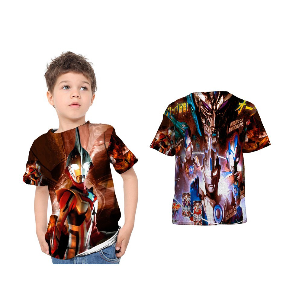  Kaos  Baju  Tshirt T shirt Anak  laik laki  perempuan Karakter 