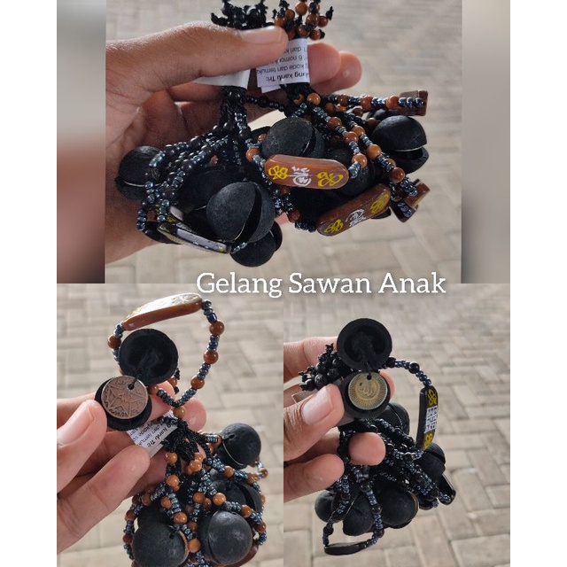 Gelang Sawan Anak Asma Allah plat Rajah Kokka kaukah Asli Original khas Kalimantan