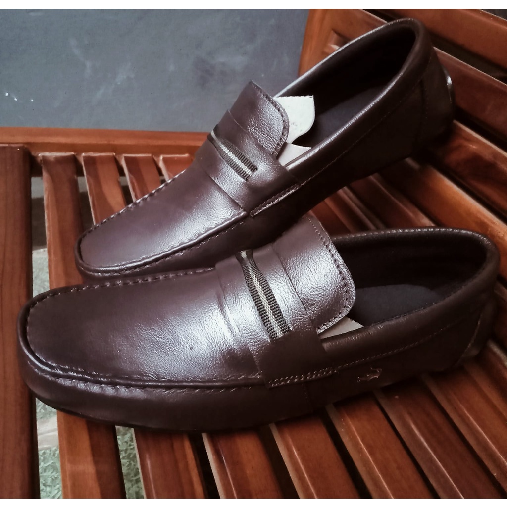 SEPATU PRIA SLIP ON KULIT ASLI SEPATU CASUAL SEPATU LOAFER KULIT