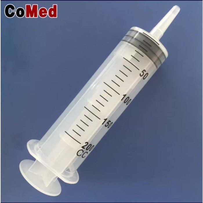 SUNTIKAN BESAR JUMBO LARGE SYRINGE 200 CC ML JARUM PANJANG REFILL