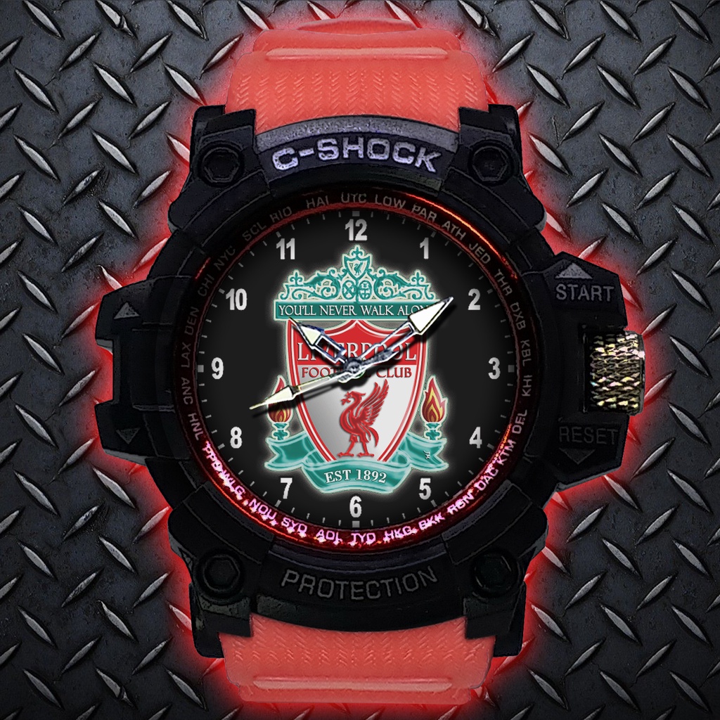 Jam Tangan Liverpool Outdoor Anti Air #Hitam