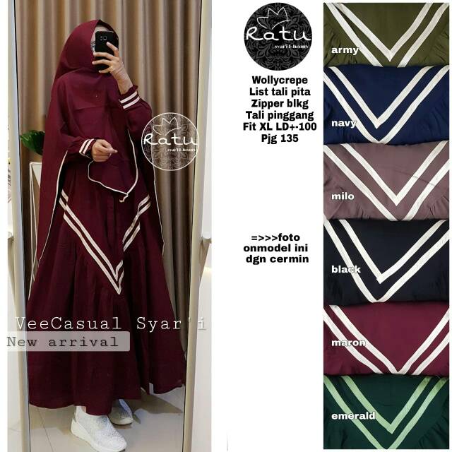 VEECASUAL GAMIS SYARI MURAH SOLO