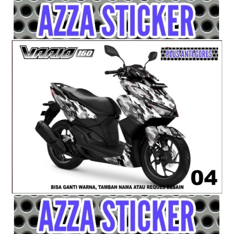 Stiker Dekal Vario 160  Decal Motor Vario 160 Full body Sticker Decal Motor Vario 160 Dekal Motor Va