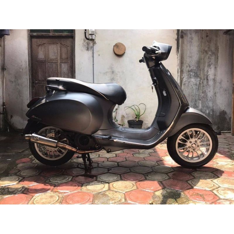 Knalpot Vespa Sprint 155cc 180cc 200cc Pekajaman Muffler