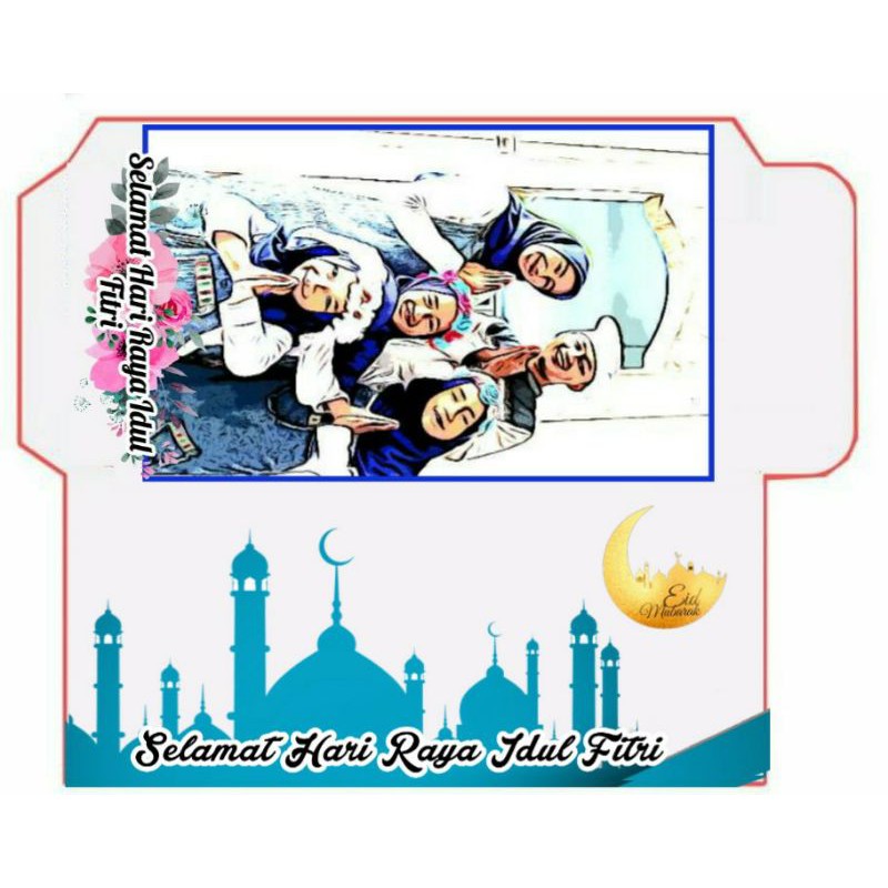 

AMPLOP ANGPAO LEBARAN PAKE FOTO