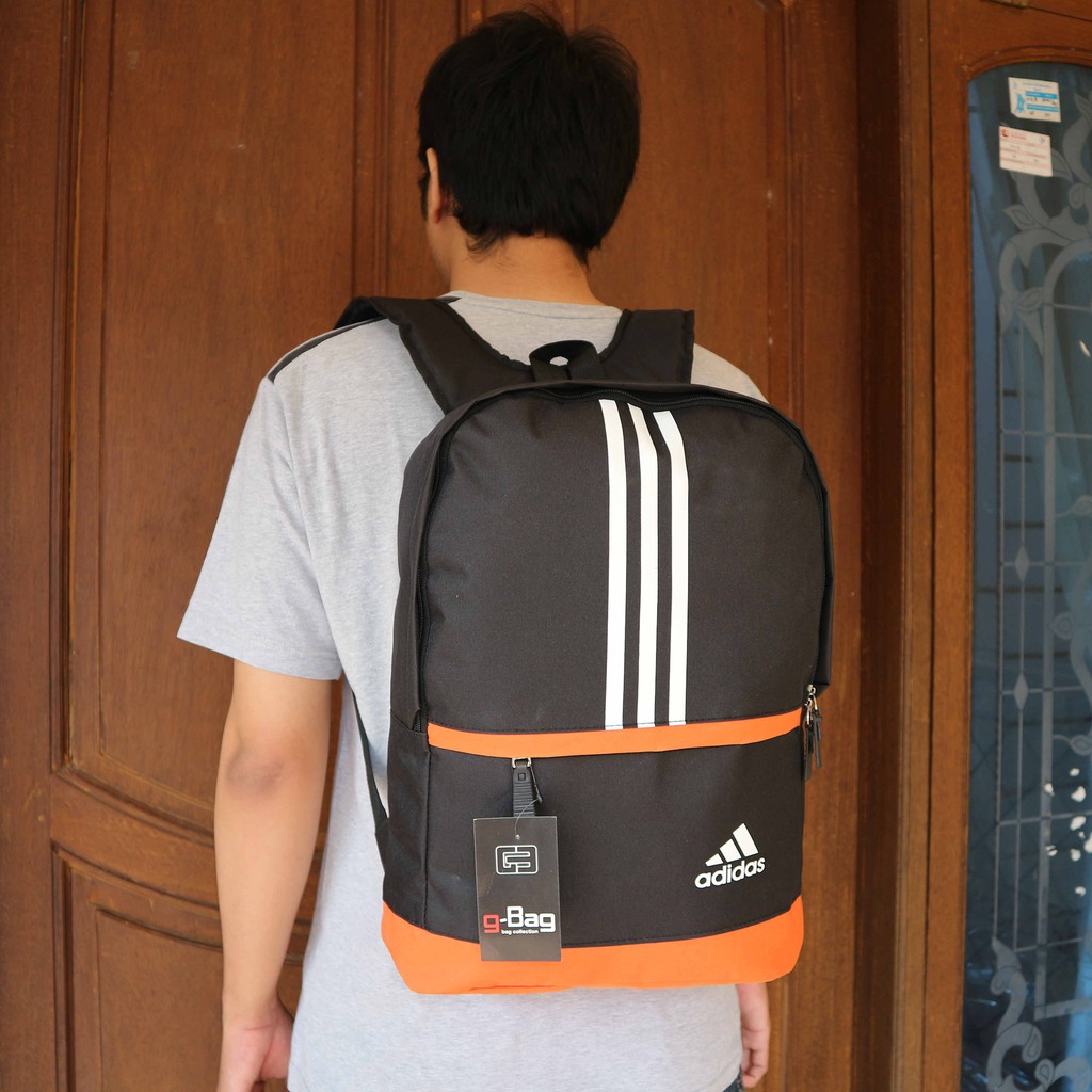 Jual Tas Sporty Olahraga Adi-das Warna Orange Murah Awet Cowok Cewek