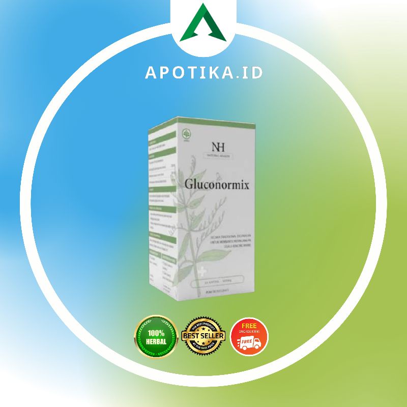 GLUCONORMIX ASLI 100% ORIGINAL BPOM | OBAT DIABETES / KENCING MANIS