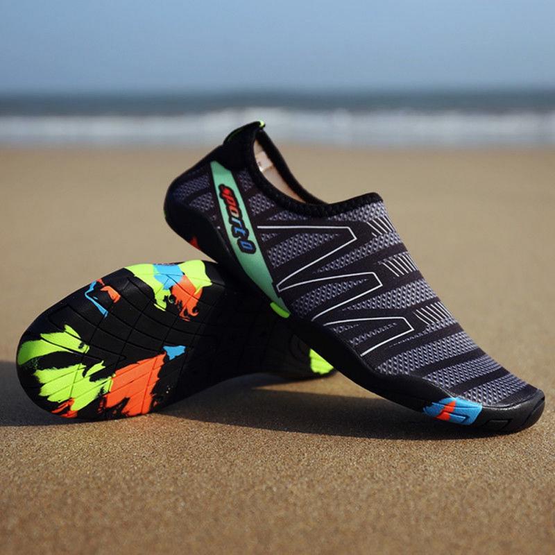 Rhodey Sepatu Pantai Peralatan Olahraga Air Size 43 - 6688 Black/Green