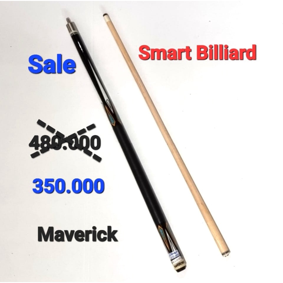 SALE Maverick Pool Cue PR-05 - Premium Maple Stick Billiard Stik Biliar Ori