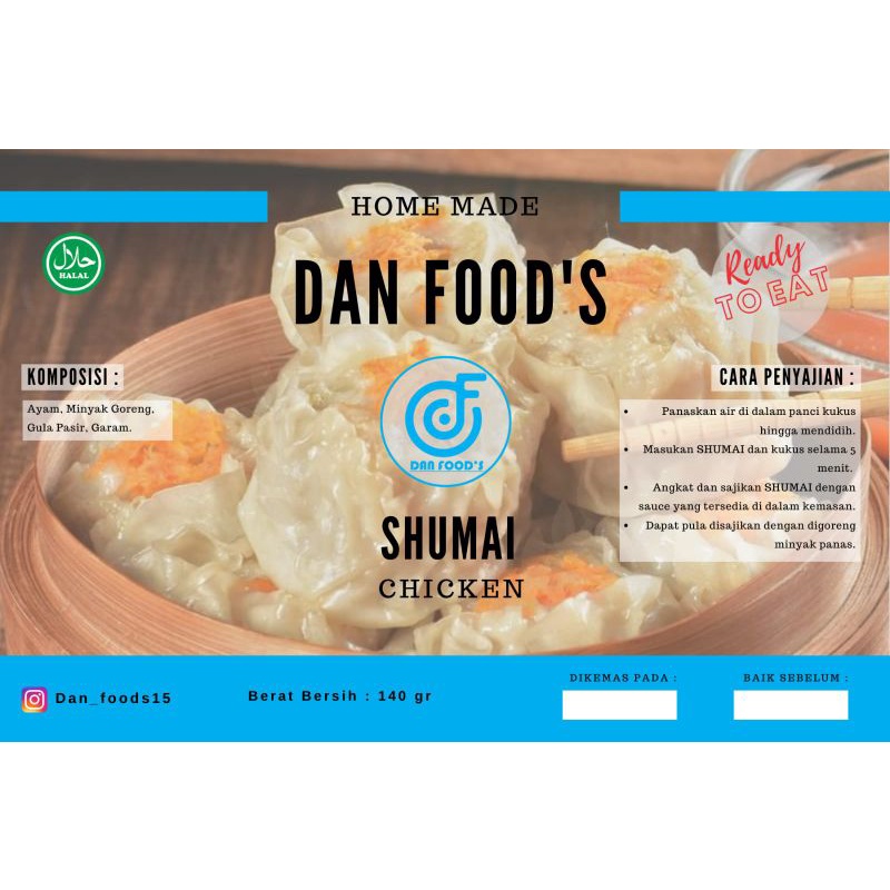 

Frozen Shumai - Dan Food's