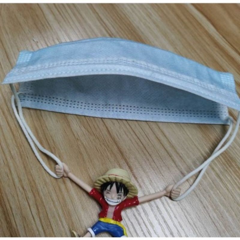 Masker Kait Telinga Desain Anime action figure One Piece Luffy