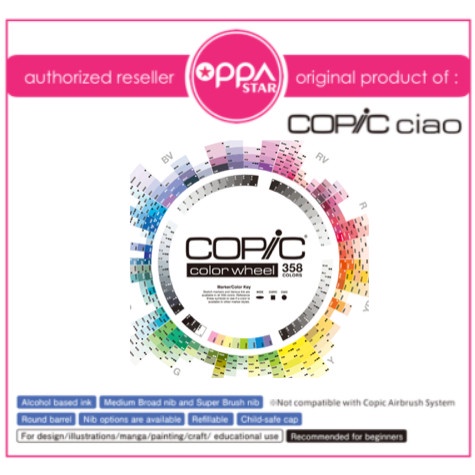 

(DISKON TERMURAH) COPIC CIAO Original Japan Marker