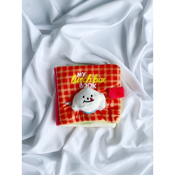 Lunch in a book soft puzzle dog toy (mainan anjing) interactive toy