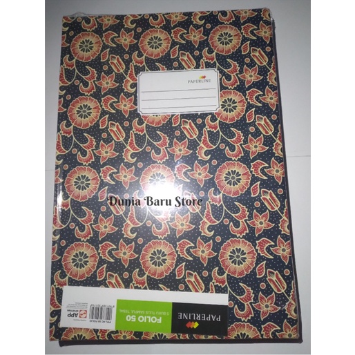 

Buku Tulis Hard Cover Folio Paperline 50 Lembar