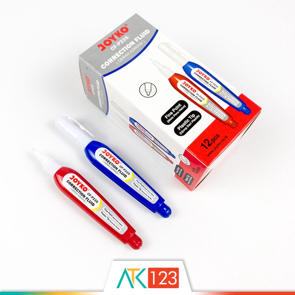 

Cairan Koreksi / Penghapus Cair / Correction Pen / Fluid / Tip / Tipe X / Ex Joyko CF-P235