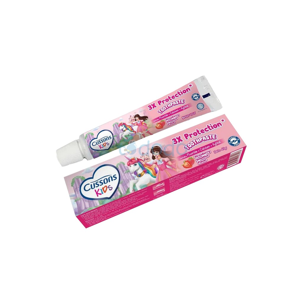 Cussons Kids Toothpaste Strawberry 45 gr / Pasta Gigi Anak