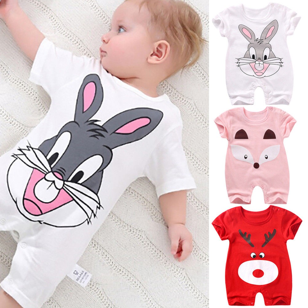 Romper bayi Motif Cartoon