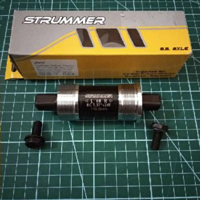 Bottom Bracket Strummer 113,5 mm dan Gineyea RF  118 120 122,5 126 mm BB kotak